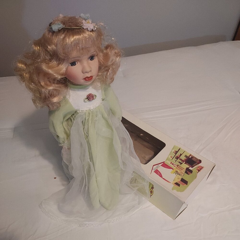 Rose Collector's Porcelain Doll